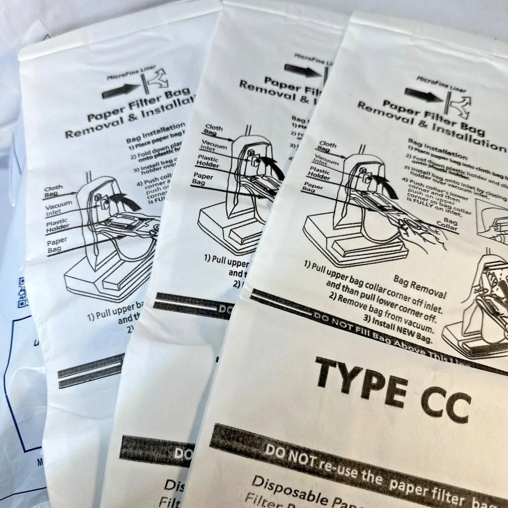 ENVIROCARE TECHNOLOGIES ORECK TYPE CC 11 Total VACUUM BAGS MICRO FILTRATION